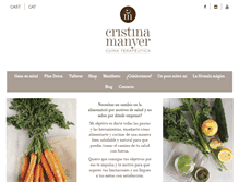 Tablet Screenshot of cristinamanyer.com